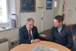 Jack meeting with Peter Brown from Estrans Limited