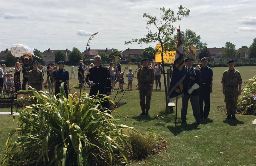 Patchway Memorial Bench Dedication Ceremony