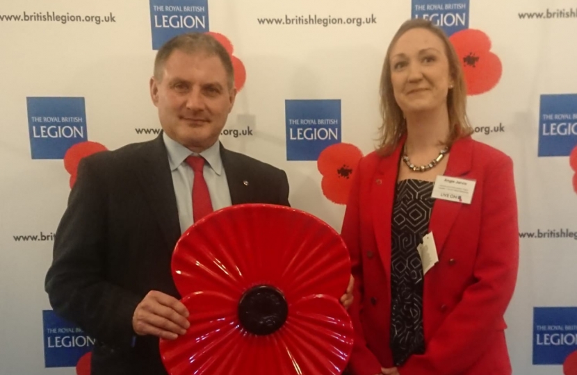 Jack Lopresti MP at the RBL Reception in the House of Commons