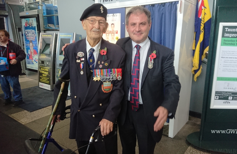 Launch of the Poppy Appeal at Bristol Parkway Station