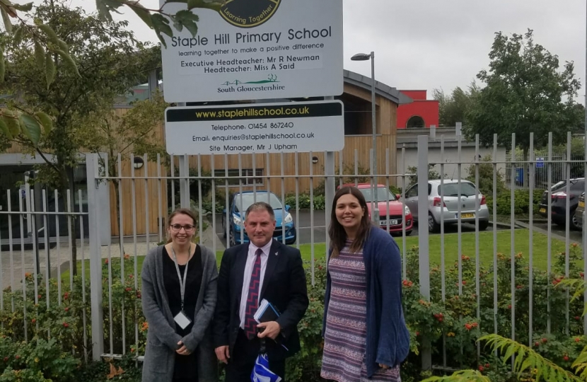 Staple Hill Primary School today for inviting me to answer questions for their 'People in Power' session