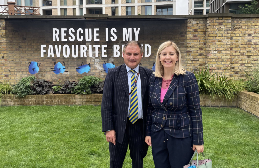 Jack and Andrea at Battersea Dogs and Cats Home