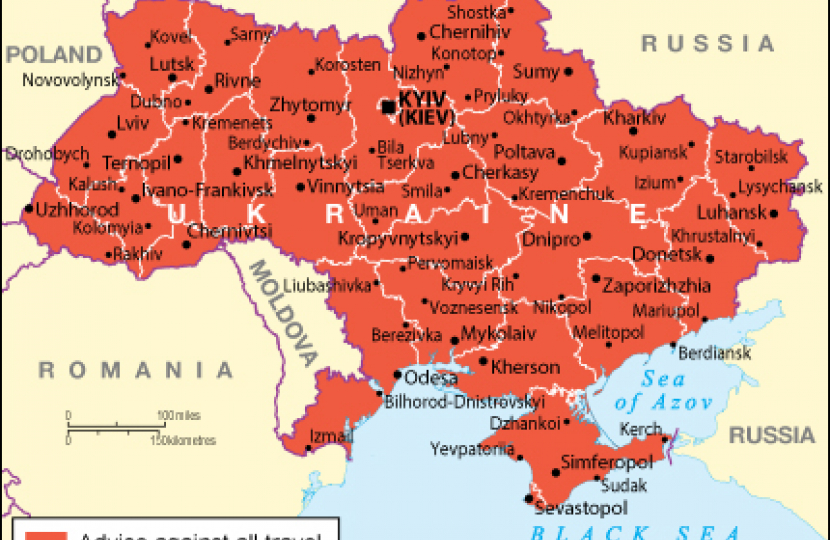 Map of Ukraine