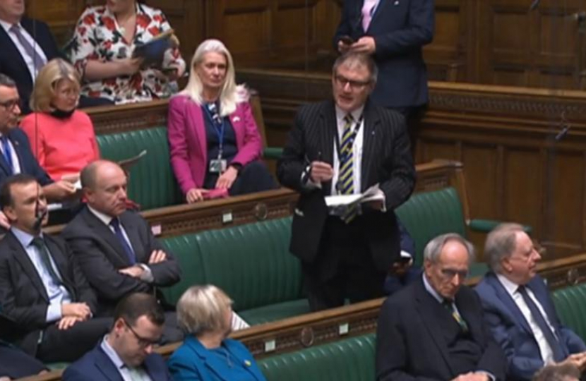 Jack Lopresti speaking in the House of Commons at Northern Ireland Questions