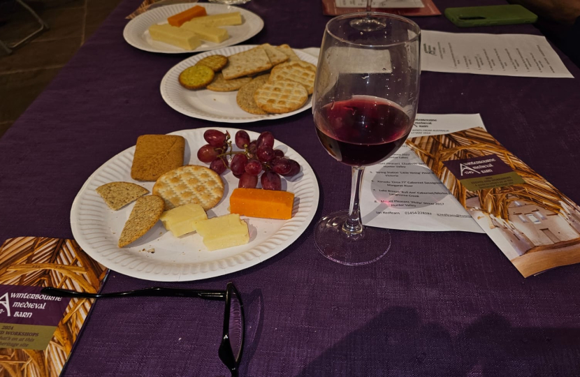 wine and cheese