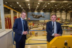 The Secretary of State for Defence and Jack Lopresti MP visiting Airbus, Filton.