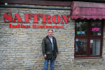 Enjoying dinner in Saffron, Bradley Stoke