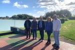 Jack Lopresti meets with new owners of West Country Water Park