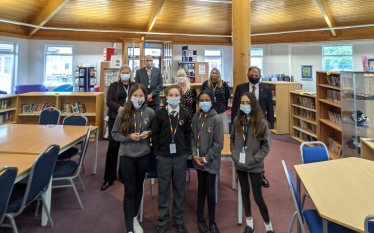 Group Photo in the Library