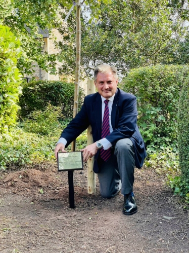 Jack with plaque