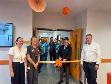 Jack Cuts Ribbon and Officially Opens Bristol Vert Specialists' New Animal Hospital