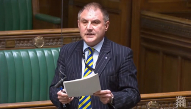 Jack Lopresti speaking in Parliament during the Budget Debate.